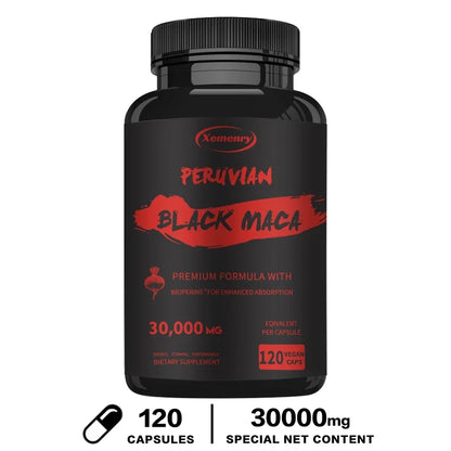 Premium Black Maca Root Capsules